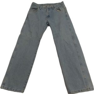 COPY - Wrangler Vintage 32x30 Jeans Blue Chaps Denims Men's Retro Work Pants Tr…